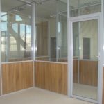 Стационарная алюминиевая перегородка GFTD616